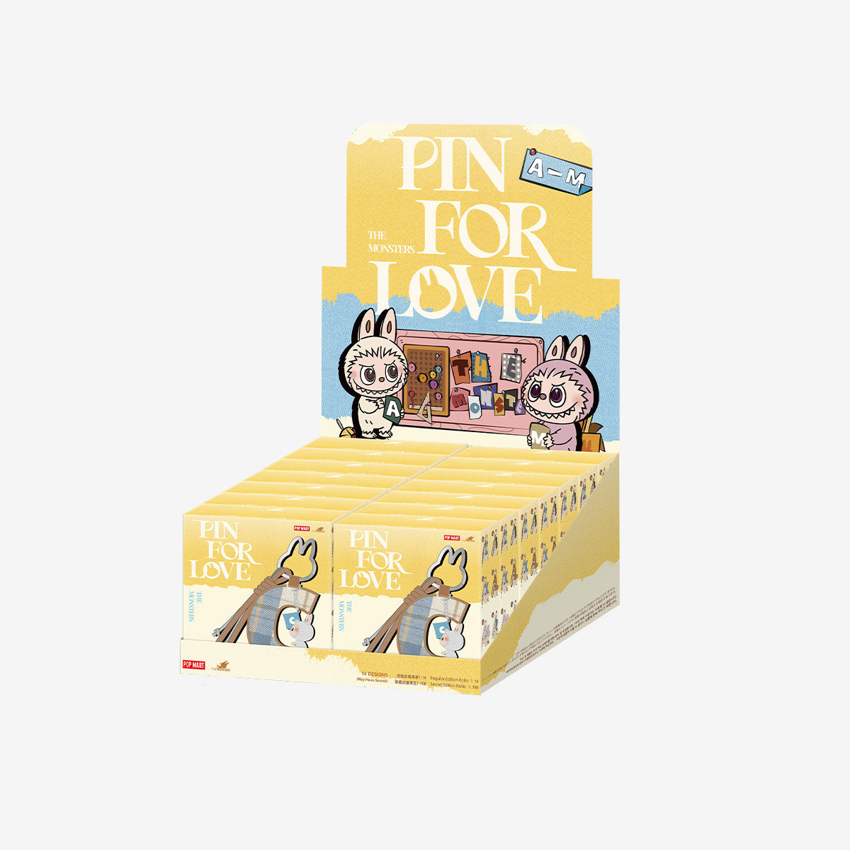 #02 モンスターピンfor loveシリーズ- letter pendant blind box