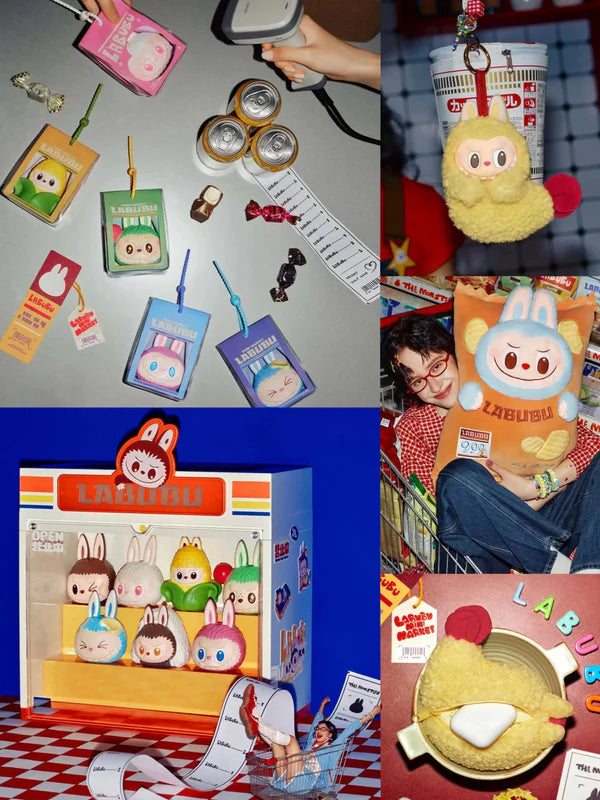 The Monsters Wacky Mart series-squishy Charm blind box&ラブブコンビニシリーズ ブラインドボックス