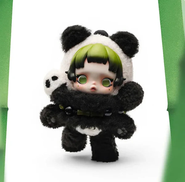 #13 SKULLPANDA Lazy Panda Plush Doll Pendant
