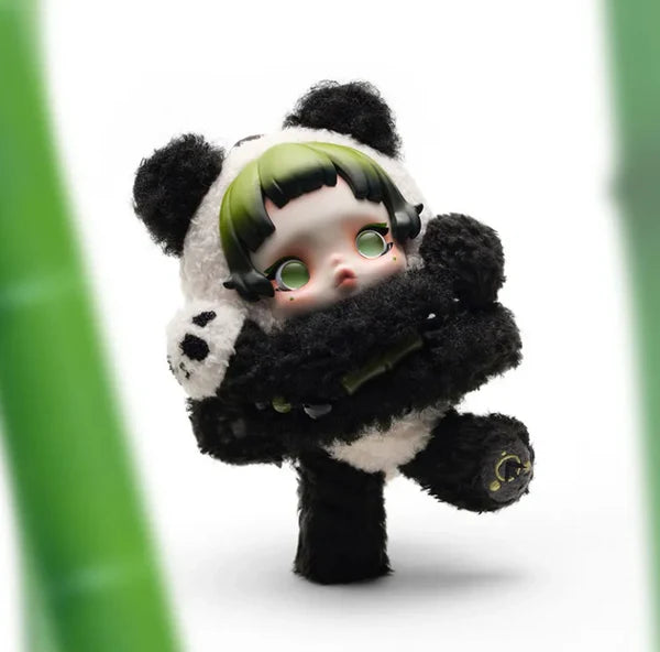 #13 SKULLPANDA Lazy Panda Plush Doll Pendant