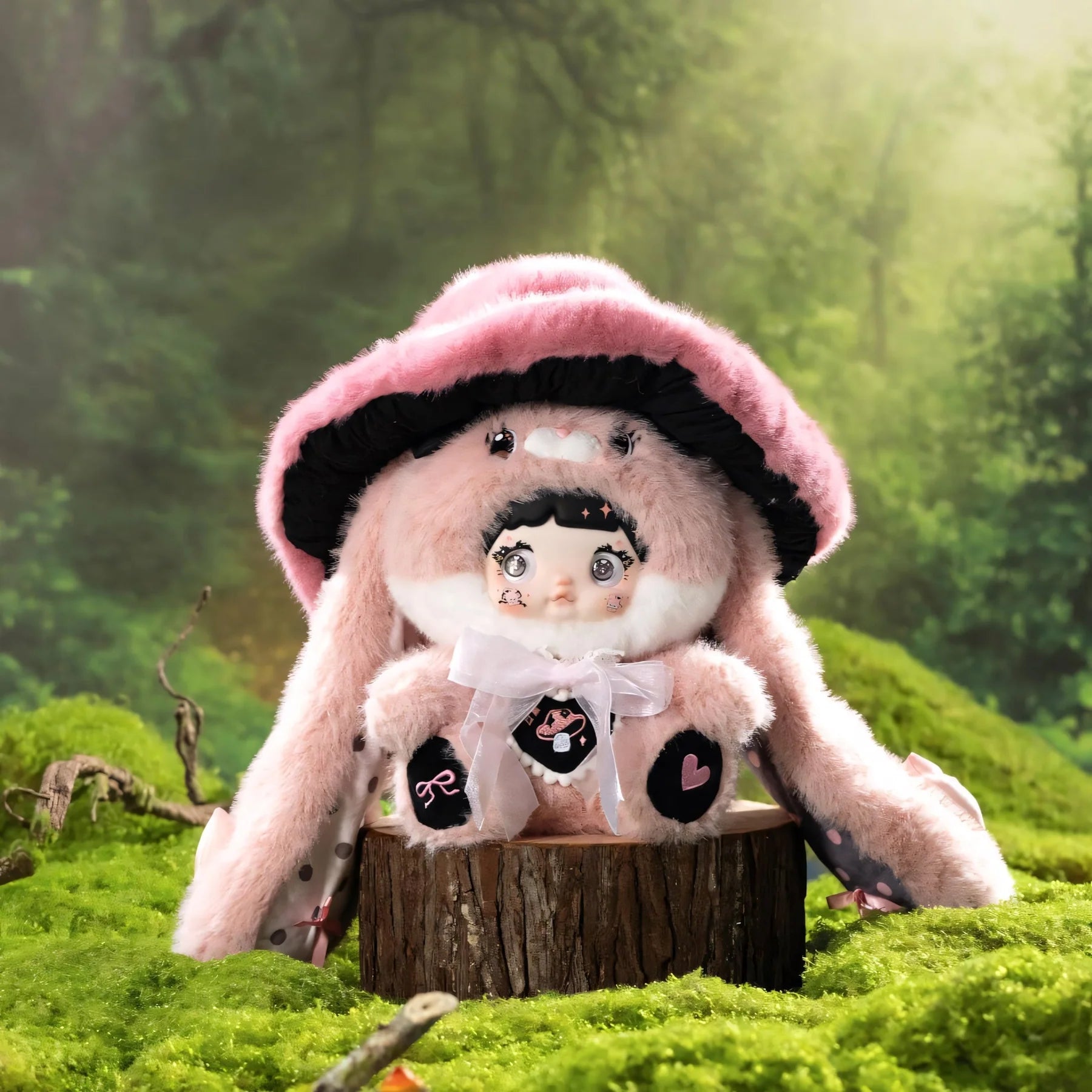 #40 Nommi Mushroom Hat 400% Plush Blind Box&ノミ キノコ帽子400%&ブラインドボックス