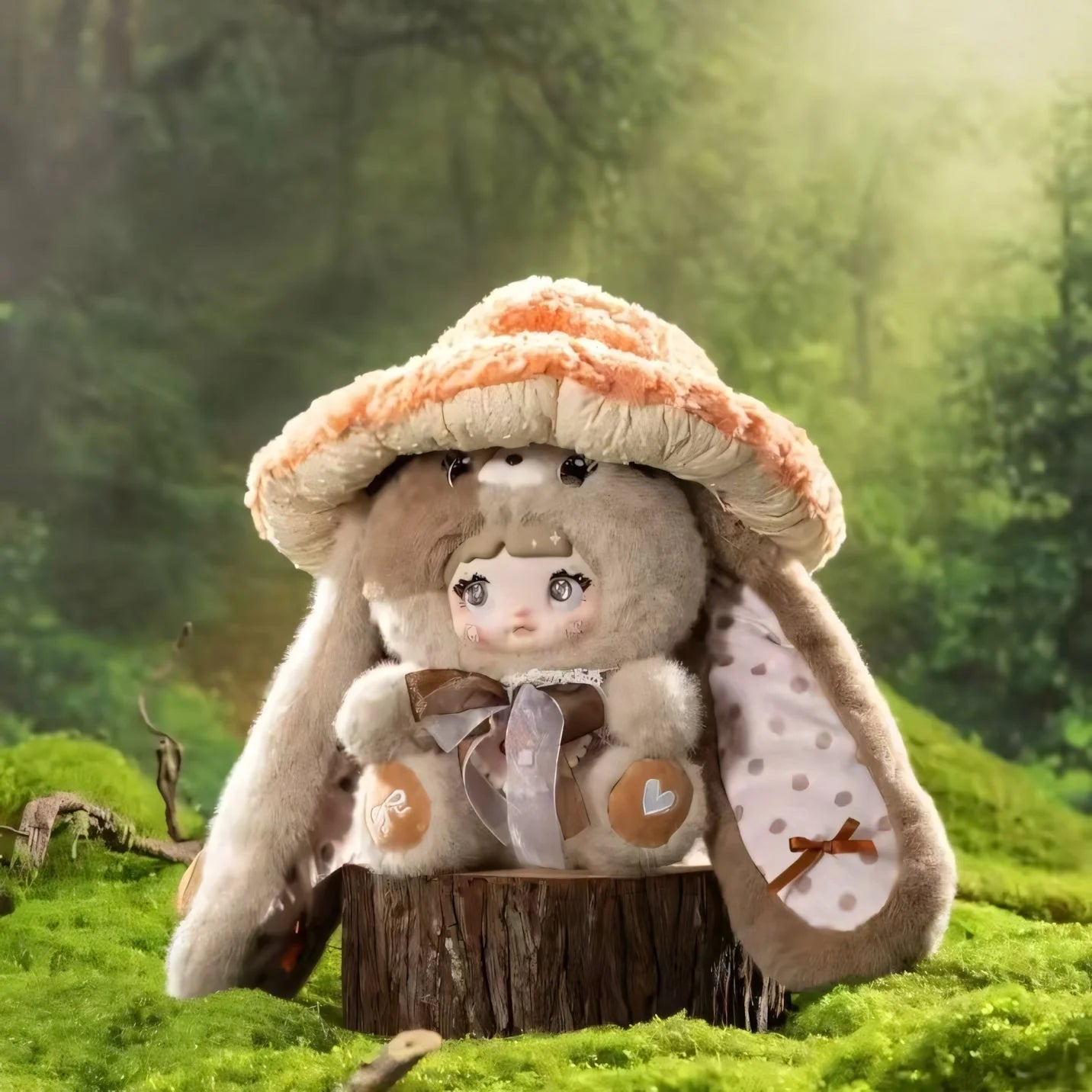 #40 Nommi Mushroom Hat 400% Plush Blind Box&ノミ キノコ帽子400%&ブラインドボックス