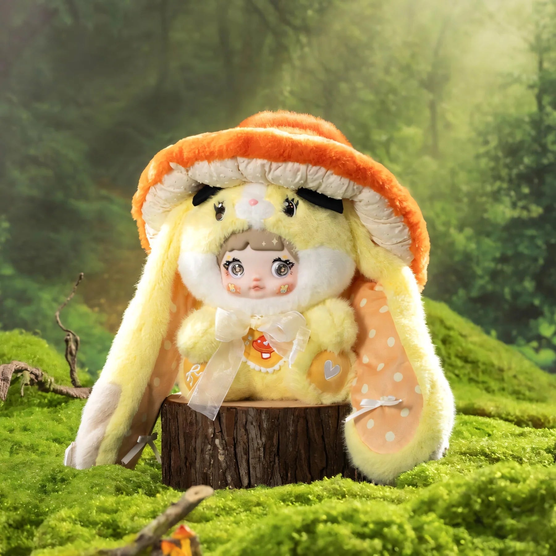 #40 Nommi Mushroom Hat 400% Plush Blind Box&ノミ キノコ帽子400%&ブラインドボックス