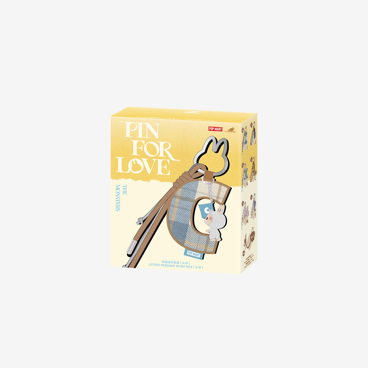 #02 モンスターピンfor loveシリーズ- letter pendant blind box