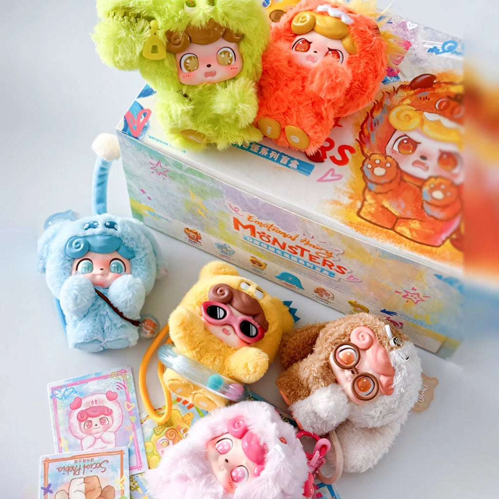 Q kid Emotional Hairy Monsters&イモション シリーズぬいぐるみ