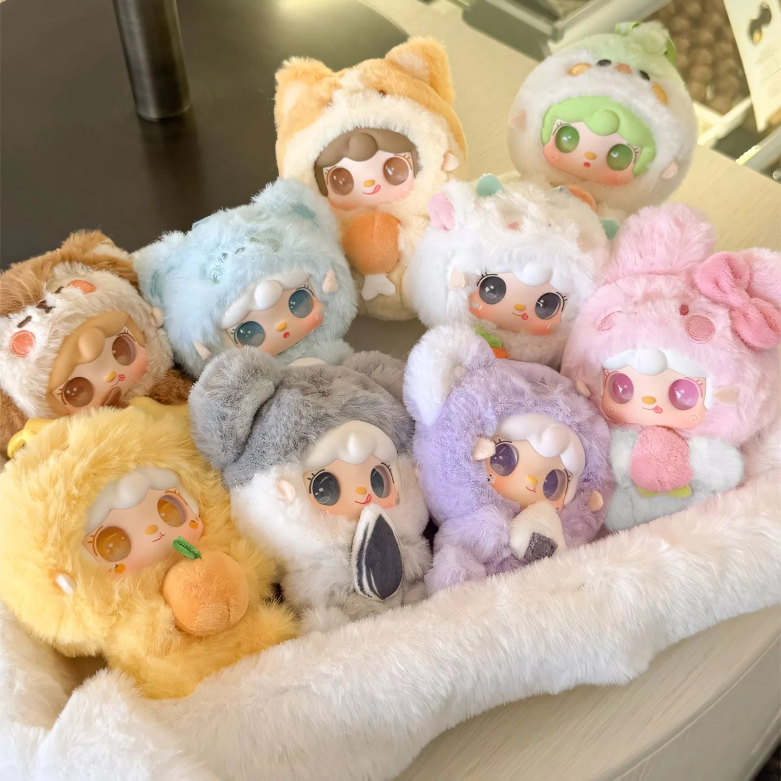 Yooki V10 Gourmet restaurant Mini Pendant Plush Blind Box & YOOKI十代美食レストランシリーズ