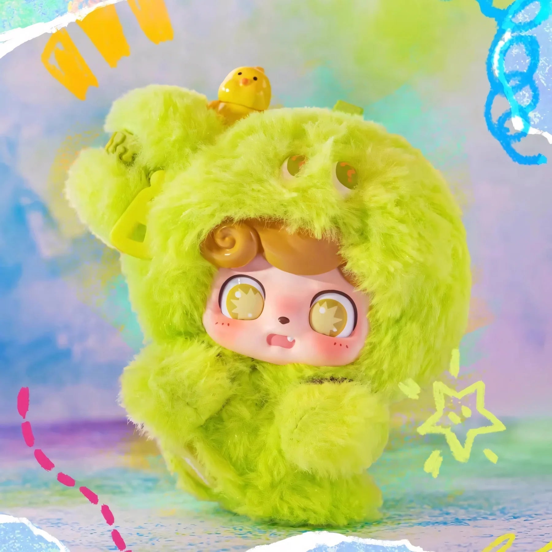 Q kid Emotional Hairy Monsters&イモション シリーズぬいぐるみ