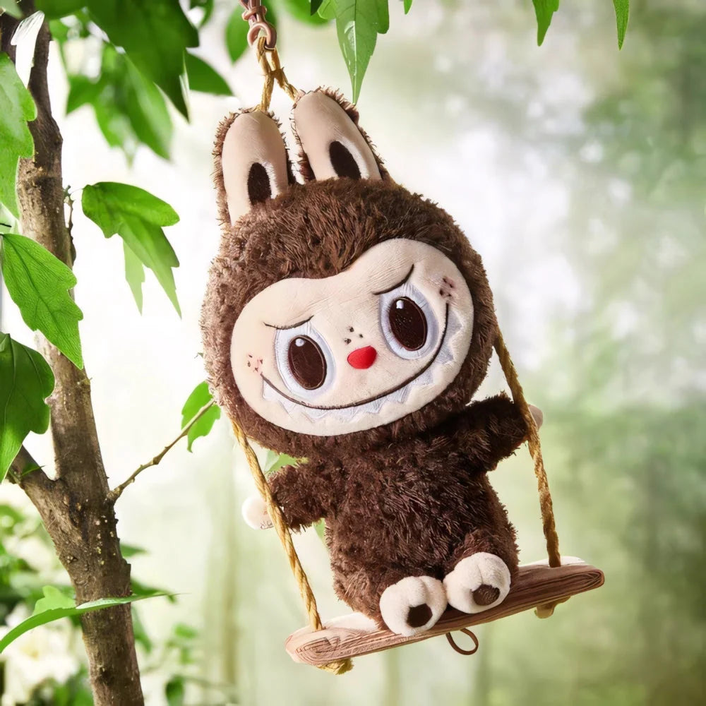 The Monsters Playing on the Swing Plush Pendant Blind Box & ブラコンをぶら下がるラブブ
