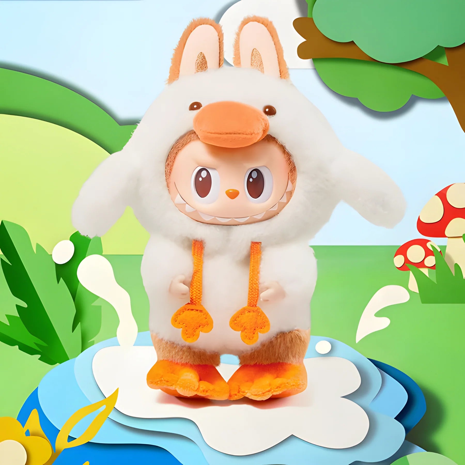 #12 The Monsters - Forest Fairy Tale Vinyl Plush Hanging Card. ラブブ 森のおとぎ話シリーズ ぬいぐるみ
